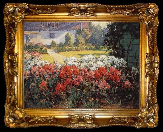 framed  Benjamin C.Brown The Joyous Garden-n-d, ta009-2